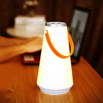Daugiafunkcinis Nešiojamas Belaidis Lauko Kempingas Avarinės Šviesos diodų (LED) Namuose Naktį Šviesos Stalo Lempa USB Įkraunamą Jutiklinį Jungiklį