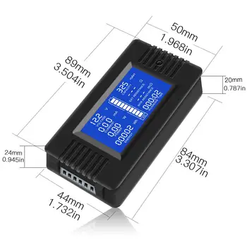 DC Daugiafunkcį Baterijos Testeris, Matuoklis Multimetras Ammeter Voltmeter LCD Ekranas Skaitmeninis Srovė Saulės 2021 инструменты