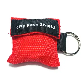 Didmeninė 100vnt Lauko Nešiojamų CPR Pirmosios Pagalbos veido sheld Patikrinkite Vožtuvo Mini Keychain plastikinę Dėžutę, Pirmosios Pagalbos Rinkinys