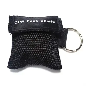 Didmeninė 100vnt Lauko Nešiojamų CPR Pirmosios Pagalbos veido sheld Patikrinkite Vožtuvo Mini Keychain plastikinę Dėžutę, Pirmosios Pagalbos Rinkinys