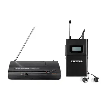 Didmeninė - Naujas TAKSTAR wpm-200 Ausyje profesionaliojo Scenos Wireless stebėjimo Sistemos imtuvas siųstuvas ausinių