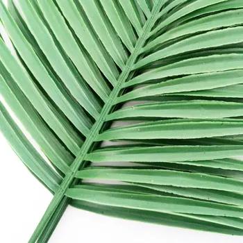 Dirbtinių palmių lapų, 10vnt Žalieji augalai Dekoratyviniai / dirbtinės gėlės apdaila / vestuvių papuošimas / 54cm ilgio