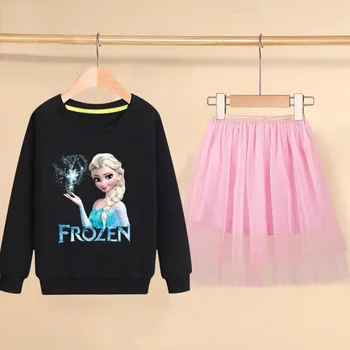 Disney Baby Girl Dress Vaikams Drabužiai Princesė Užšaldyti Anna Elsa Suknelė Sniego Karalienė Cosplay Kostiumas Šalis Gimtadienis Vaikams Drabužių