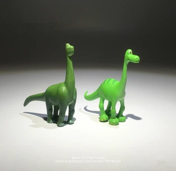 Disney Geros Dinozaurų Animacinių Filmų 6-6.5 cm 2vnt/komplektas Veiksmų Skaičius, Anime Mini Kolekcija Statulėlės Žaislo modelis, vaikų dovanų