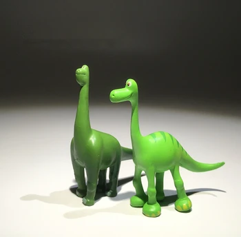 Disney Geros Dinozaurų Animacinių Filmų 6-6.5 cm 2vnt/komplektas Veiksmų Skaičius, Anime Mini Kolekcija Statulėlės Žaislo modelis, vaikų dovanų