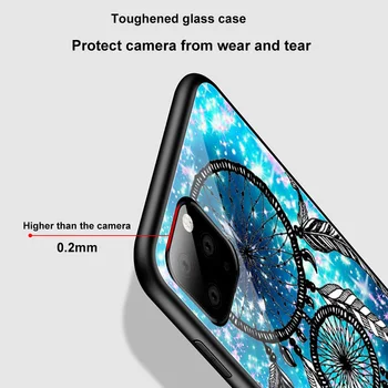Dream Catcher Funda Atveju Iphone 12 Pro Case for Iphone 12 11 XR Pro XS MAX X 7 8 6 6S Plus SE 2020 Grūdintas Stiklas Atveju