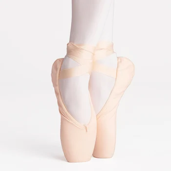 Drobė Baleto Pointe Batai, Merginos, Moteris, Ponios Profesionalių Baleto Bateliai Su Silikono Kojų Pagalvėlės