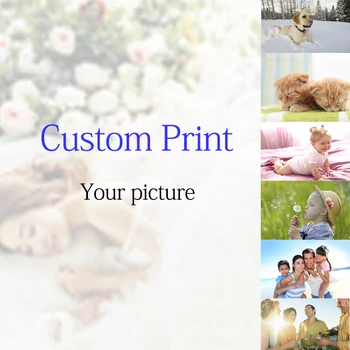 Drobės, Šilko Custom Print Šeimos Fotografavimas Proginės Plakatas Baby Vaikų Nuotraukos Spausdinimo Kliento Užsakymą Sienos Menas