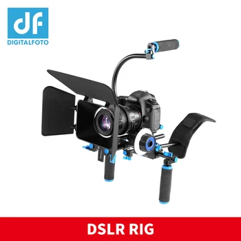 DSLR 5D2 vaizdo kameros veidrodiniai įrenginys peties mount rankena stabilizatorius steadicam atlikite dėmesio matte box Canon Nikon Sony BMCC GH4