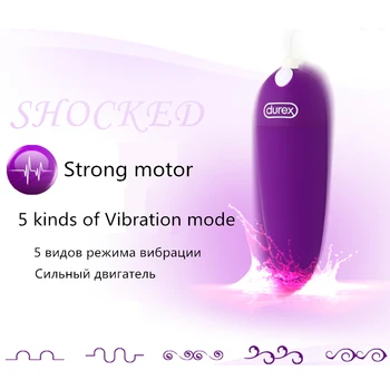 Durex Mini Vibratorius G-Spot USB Įkrovimo Kulka Vibruojantis Analinis Klitorio Skatinti Massager Suaugusiųjų Produktų Sekso Žaislai Moterims