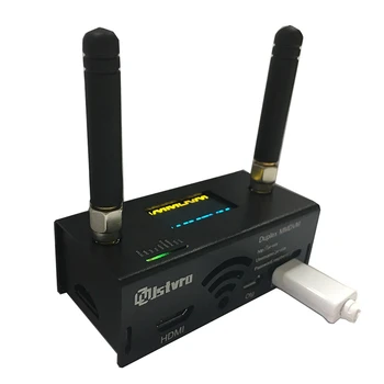 Dvipusis MMDVM Hotspot UHF VHF + OLED + Antena Atveju P25 DMR YSF Už Aviečių Pi