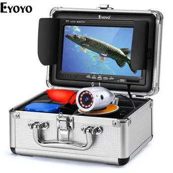 Eyoyo EF07 7 colių 50m Povandeninės Žūklės Kamera Spalvotas Ekranas povandeninį fotoaparatą žvejyba Ežere Valtis Jūros Ledo Žvejybos Eyoyo