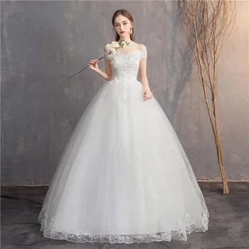 EZKUNTZA Nėriniai Siuvinėjimo 2021 Vestuvių Suknelės, Brangioji Elegantiškas Plius Dydis Pigūs Vestuvių Suknelė Vestido De Noiva Nuotaka
