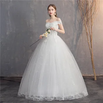 EZKUNTZA Nėriniai Siuvinėjimo 2021 Vestuvių Suknelės, Brangioji Elegantiškas Plius Dydis Pigūs Vestuvių Suknelė Vestido De Noiva Nuotaka