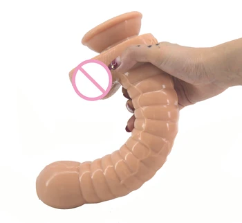 FAAK ilgio silikoninis dildo realus apyvarpės karoliukai varpos su siurbtukas didelis analinis dildo butt plug sekso produktai moterų masturbator