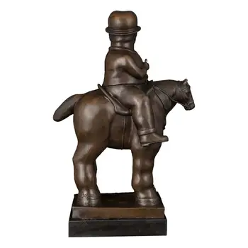 Fernando botero Bronzos statula, skulptūra abstraktaus šiuolaikinio meno skulptūrų namų dekoro priedai dekoro bronzinė statula dekoratyvinis