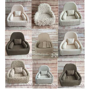 Full moon Baby Sofa &Pagalvę Nustatyti Kelia Kėdės Apdaila, Fotografijos Reikmenys, kūdikių sofa-Naujagimių Fotografijos Rekvizitai