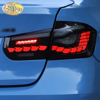 Galinis Rūko Žibintas + Stabdžių Lempos + Atvirkštinės + Dinaminis Posūkio Signalo Automobilis LED užpakalinis Žibintas užpakalinis žibintas BMW F30 F35 2013 - 2019 320i 328i