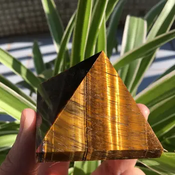 Gamtos Tigro Akis Crystal Piramidės Poliruoti Gydymo Piramidės reiki mineralų Kvarco Kristalų, Akmenų Pardavimas