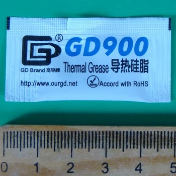 GD900 Terminė Pasta, Tepalas Silikoninis Šilumos Kriaukle Junginys Aukštos kokybės 500 Vienetų Pilka Neto Svoris 0.5 Už Gramą CPU Aušintuvo MB05