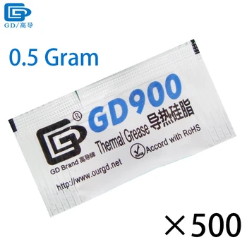 GD900 Terminė Pasta, Tepalas Silikoninis Šilumos Kriaukle Junginys Aukštos kokybės 500 Vienetų Pilka Neto Svoris 0.5 Už Gramą CPU Aušintuvo MB05