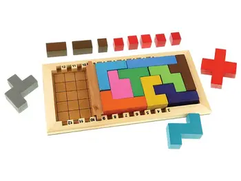 Geopenta -Katamino tai Žaidimas, skirtas vaikų vystymąsi. 1 arba 2 žaidėjų žaidimas