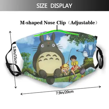 Ghibli Burnos, Veido Kaukė Totoro Veido Kaukė Suaugusiam 2 Poliesterio Filtrai Juokinga Kaukė