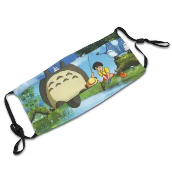 Ghibli Burnos, Veido Kaukė Totoro Veido Kaukė Suaugusiam 2 Poliesterio Filtrai Juokinga Kaukė