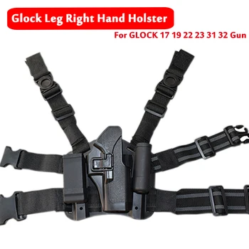 Glock Kojos Dėklas, Kairėje / Dešinėje Rankoje Pistoletas Pistoletas Atveju Airsoft Pistoletas Medžioklės Pistoleto Dėklas Skirtas Glock 17 19 22 23 31 32