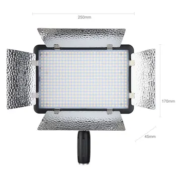 Godox LED500LRC 3300-5600K 500 LED Vaizdo Šviesos Lempa + Nuotolinio už DV Vaizdo Kamera +NP970 Baterija (6600mAh) + Kroviklis