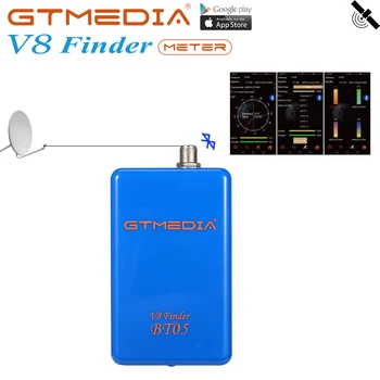 GTMEDIA V8 Palydovų Ieškiklis Palydovinės TELEVIZIJOS Recevier DVB S2/S Satfinder APP Parama Android/IOS Palydovų Ieškiklis Matuoklis