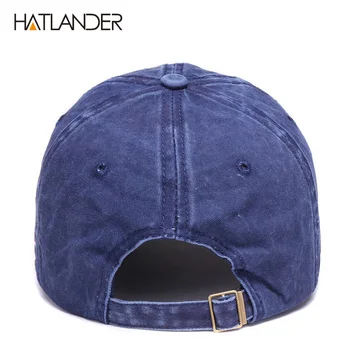 HATLANDER Mados medvilnės beisbolo kepurės, siuvinėjimo RYKLYS tėtis skrybėlės derliaus sporto skrybėlę lauko gorras reguliuojamas hip-hop bžūp skrybėlę