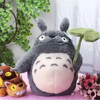 Hayao Miyazaki Totoro Pliušas pagalvės Žaislai,40cm mielas Pliušinis atgal pagalvėlės Vaikų Gimtadienių Dovanos,Kalėdų dovanos, 40 cm