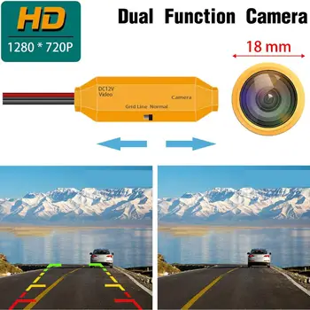 HD 1280x720p Aukso Kamera, Atbulinės eigos Atsarginė Kamera, skirta VW Caddy Golf MK4 Passat B5 B6 Transporter T5 Multivan Transporter Touran