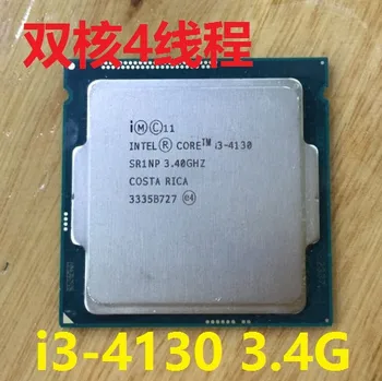 Intel Core i3 4130 I3-4130 i3-4130 3.40 GHz 512KB/3MB Lizdas LGA1150 Haswell PROCESORIUS Procesorius SR1NP i3 4130 sandėlyje