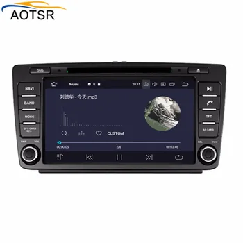 IPS Android 9.0 automobilio multimedia dvd grotuvas, galvos vienetas Audi /VW Skoda Octavia 2008-GPS Navigacija radijo auto stereo