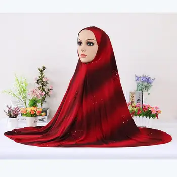 Islamo Moterų Drabužių Momentinių HIJAB Turbaną su deimantais gėlių Hijab Kepurės Skarelė Tturkish hijab Plėtinius, Kaklo, Krūtinės 1pc