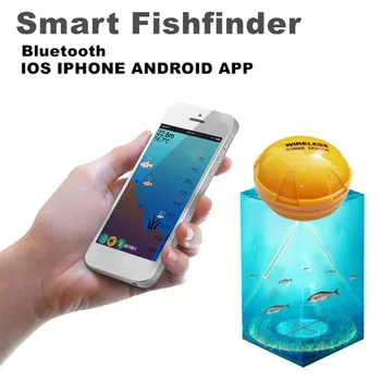 Išmaniųjų Telefonų Fishfinder Belaidžio Sonar Fish Finder Gylis Jūros, Ežero Žuvų Aptikti 
