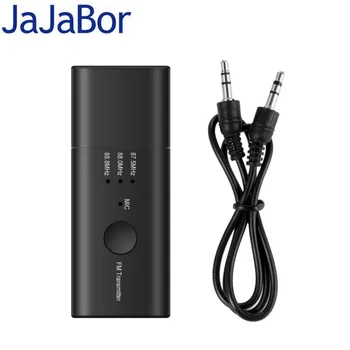 JaJaBor FM Siųstuvas Bluetooth 5.0 automobilinės laisvų Rankų įrangą Automobilių Muziką AUX Wireless USB 