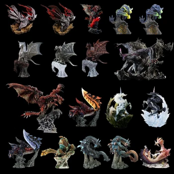 Japonijoje Žaidimas Monster Hunter Pasaulio Iceborne Pav PVC Modeliai Karšto Dragon Veiksmų Skaičius, Apdailos Žaislas Monstras Modelio Surinkimo
