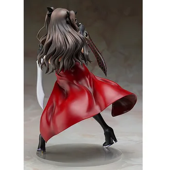 Japonijos Anime Veiksmų skaičius, Fate/stay Night nulio Tohsaka, Nin, su Peiliu PVC 20cm/7.9 inche modelio surinkimo mielas sexy mergina lėlės