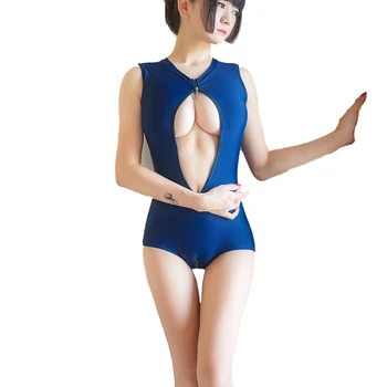 Japonijos Seksualus Sukumizu Mokyklos maudymosi kostiumėlį Moterų Plius Dydis maudymosi Kostiumėliai Mai Feminino Dvi Užtrauktuku maudymosi Kostiumėliai Bikinis su vientisi maudymosi kostiumėlį