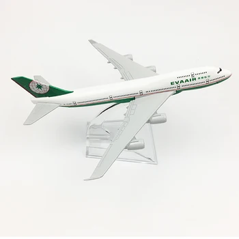 JASON TUTU 16cm Taivano EVA Oro B747 Plokštumos Modelio Lėktuvo Modelio Orlaivio Modelis Diecast Metal Lėktuvų 1:400 Plokštumos žaislai