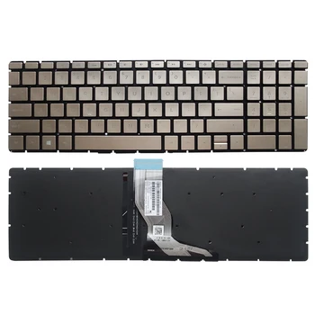 JAV nešiojamojo kompiuterio klaviatūra HP 17-AK 17-BS 17-BS018CA 17-AR 250 255 256 G6 258 G6 15-CD 15-CK 15-CB 15-BD 15-BW 15-BS apšvietimas
