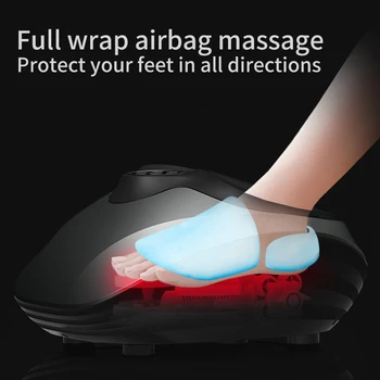 JinKaiRui Sūpynės Mašina Dreba Foot Massager Oro Suspaudimo Infraraudonųjų Spindulių Šildymo Terapija Minkymo Shiatsu Sveikatos Priežiūros Mašina