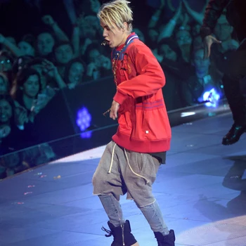 Justin Bieber Lašas Tarpkojo Poilsiu Shorts Mens Streetwear Pusėje Užtrauktukas Haremas Pjovimo Baggy Šortai Kelio Ilgis 2019 Plius Dydis M-4XL