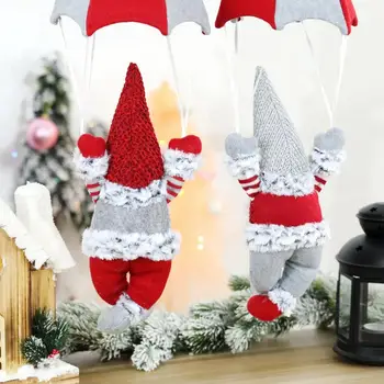 Kalėdų Senelio Lėlės, Dekoracijos Kalėdos Beveidis Parašiutu Santa Claus Kūrybos Langą Kabantys Papuošalai Gimdymo Pakabukas Dovanos