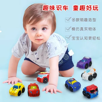 Karšto Pardavimo 6cm Gelbėjimo Robotus Automobilių Žaislai Transformacijos Robotas figūrėlių, Žaislai Vaikams, Kūdikiams Dovana mini versija deformacijos 