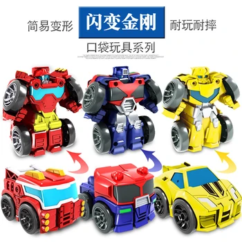 Karšto Pardavimo 6cm Gelbėjimo Robotus Automobilių Žaislai Transformacijos Robotas figūrėlių, Žaislai Vaikams, Kūdikiams Dovana mini versija deformacijos 