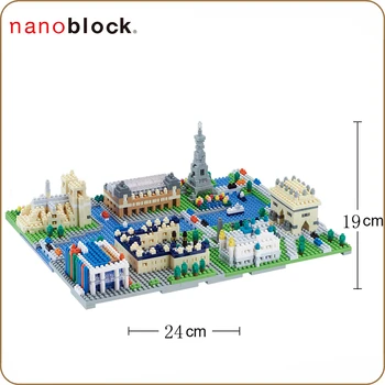 Kawada Nanoblock PRANCŪZIJA), PARYŽIAUS Miesto Serija Japonijos Blokai vaikų Žaislų NB-047 1620pcs Švietimo Kūrybos ArchitectureNew